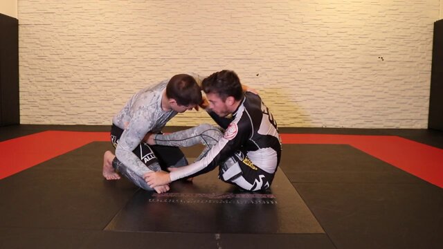 Shoulder Crunch Armbar From Butterfly Guard